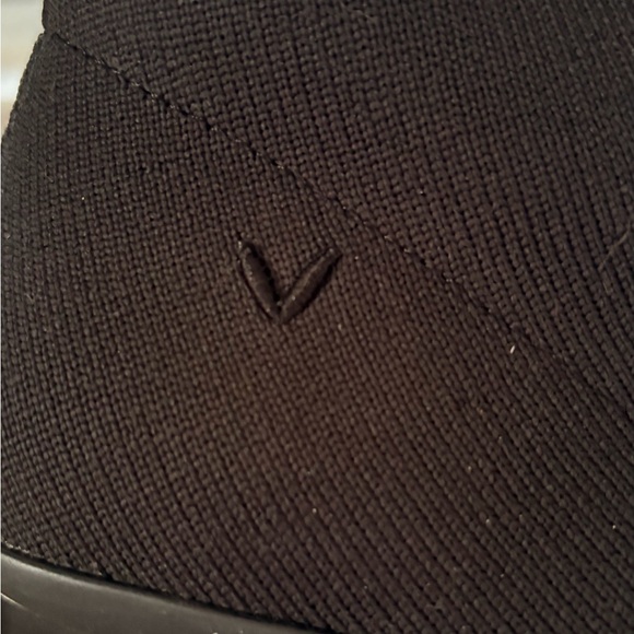 Women's Black Knit Sock Ankle Boots - Picture 4 of 5